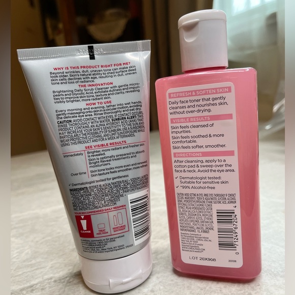 Brand New L’Oréal Paris Revitalift Cleanser & L’Oreal Hyrda Fresh Toner - Picture 2 of 2